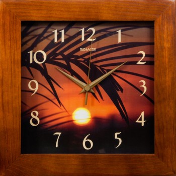 Часы настенные ДС-2АА28-460 ПАЛЬМА в Железногорске - zheleznogorsk.mebel54.com | фото