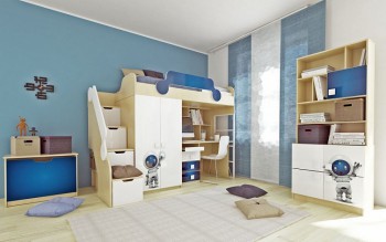 Детская комната Санни (Белый/корпус Клен) в Железногорске - zheleznogorsk.mebel54.com | фото
