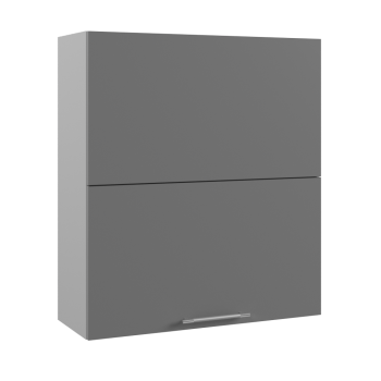 Капри ВПГПМ 800 шкаф верхний высокий Blum Aventos HF (Камень темный/корпус Серый) в Железногорске - zheleznogorsk.mebel54.com | фото