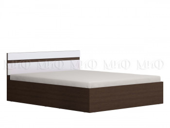 Ким кровать с подъемным механизмом 1,4 (Венге/белый глянец) в Железногорске - zheleznogorsk.mebel54.com | фото