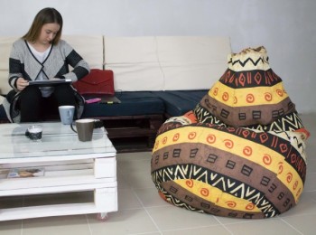 Кресло-груша Большое-Африка в Железногорске - zheleznogorsk.mebel54.com | фото
