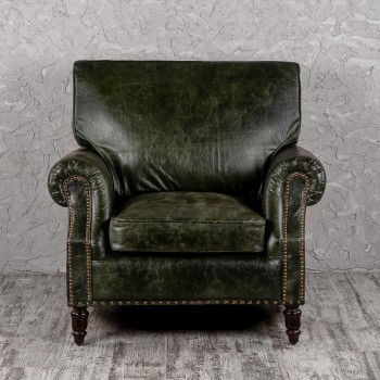 Кресло кожаное Лофт Аристократ (ширина 1070 мм) в Железногорске - zheleznogorsk.mebel54.com | фото