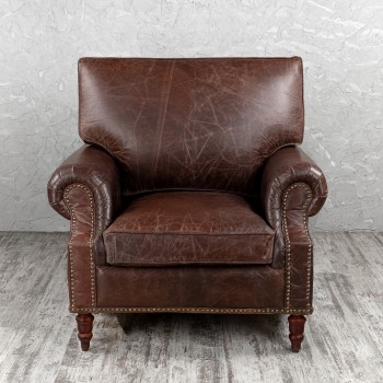 Кресло кожаное Лофт Аристократ (ширина 1100 мм) в Железногорске - zheleznogorsk.mebel54.com | фото