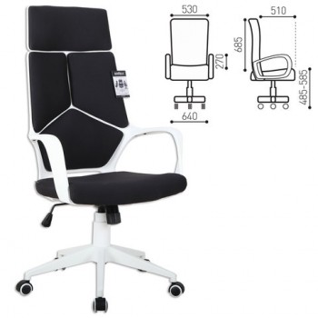 Кресло офисное BRABIX Prime EX-515 (черная ткань) в Железногорске - zheleznogorsk.mebel54.com | фото