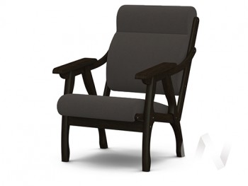 Кресло Вега-10 (венге лак/ULTRA GRAFIT) в Железногорске - zheleznogorsk.mebel54.com | фото