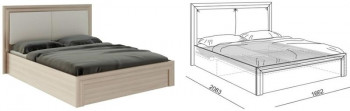 Кровать 1,6 Глэдис (М32) с подъемным механизмом Распродажа в Железногорске - zheleznogorsk.mebel54.com | фото