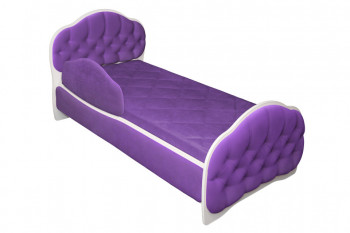 Кровать 160 Гармония 32 Фиолетовый (мягкий бортик) в Железногорске - zheleznogorsk.mebel54.com | фото