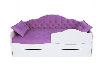 Кровать 170 серии Иллюзия Лайт 1 ящик 32 Фиолетовый (подушки) в Железногорске - zheleznogorsk.mebel54.com | фото