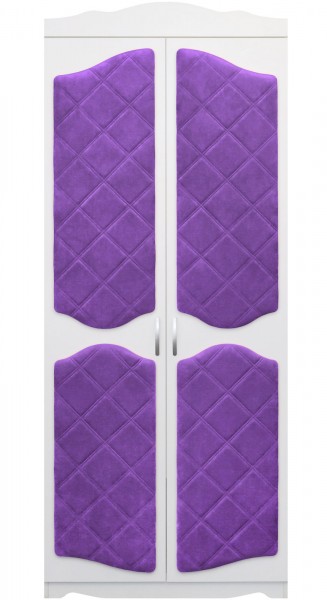 Шкаф 2-х створчатый серии Иллюзия 32 фиолетовый в Железногорске - zheleznogorsk.mebel54.com | фото